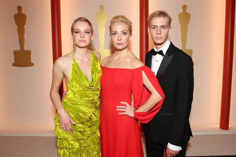 
	Dasha Navalnaya, Yulia Navalnaya and Zahar Navalny
