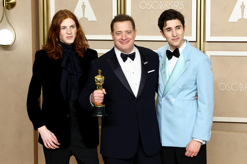 
	Leland Fraser, Brendan Fraser and Holden Fraser

