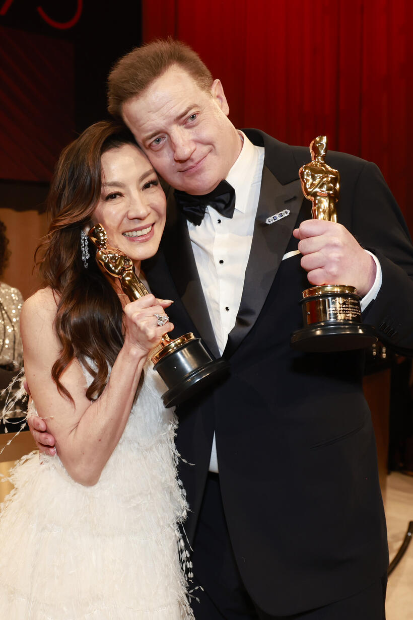 
	Michelle Yeoh and Brendan Fraser
