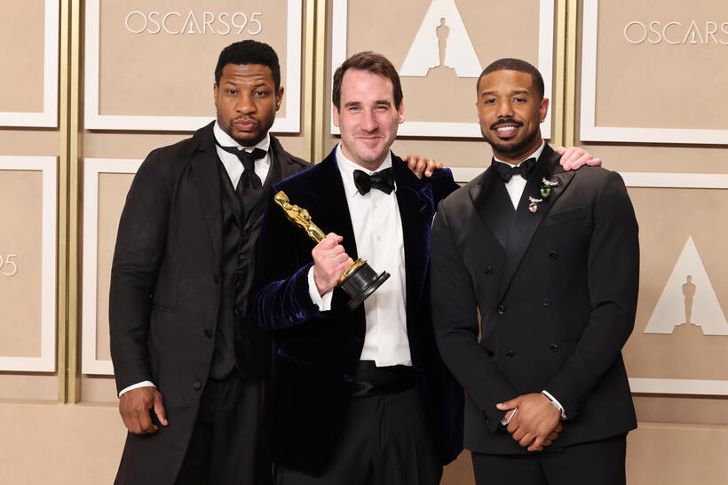 
	Jonathan Majors, James Friend and Michael B. Jordan
