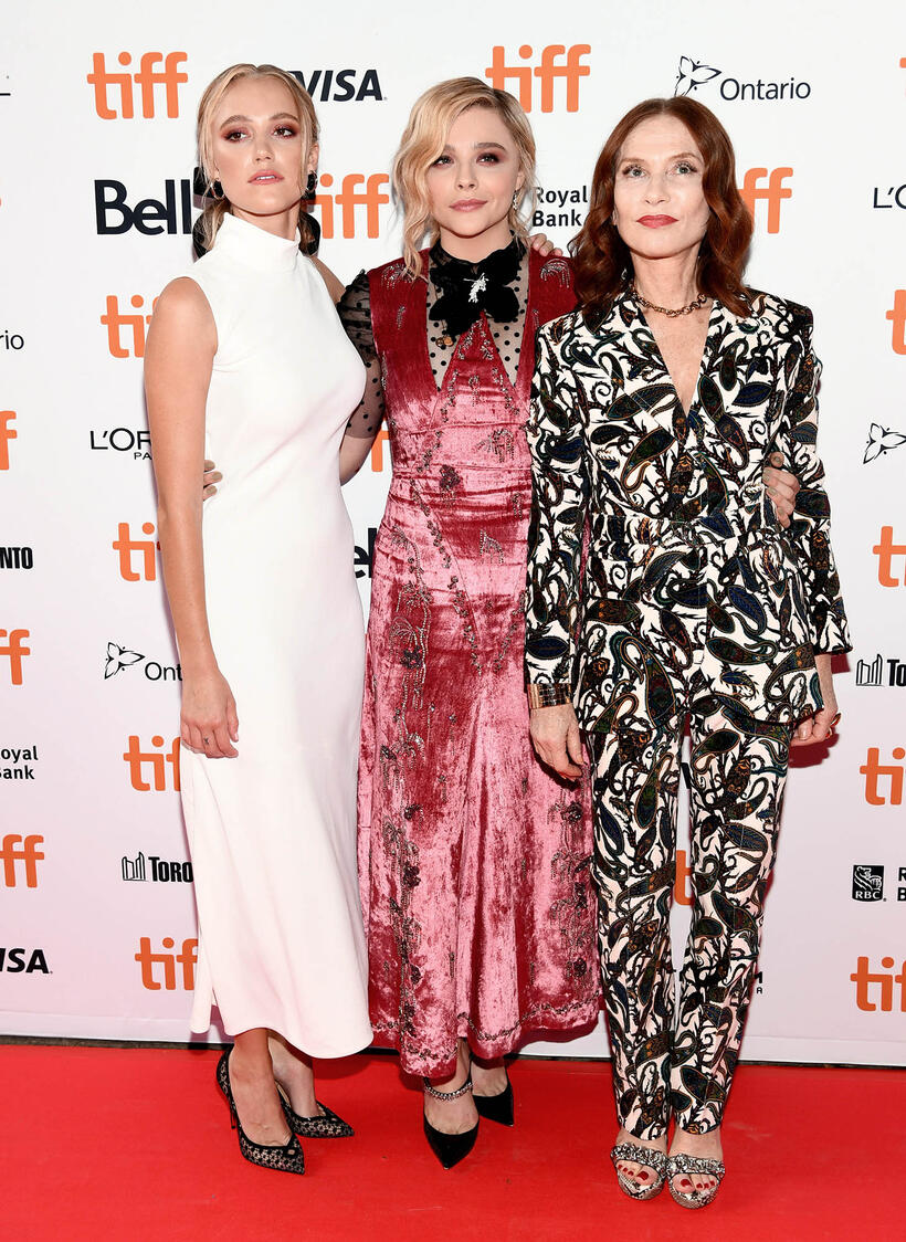 
	Maika Monroe, Chlo&euml; Grace Moretz and Isabelle Huppert
