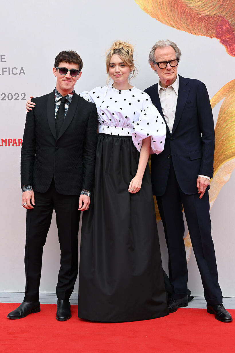 
	Alex Sharp, Aimee Lou Wood and Bill Nighy
