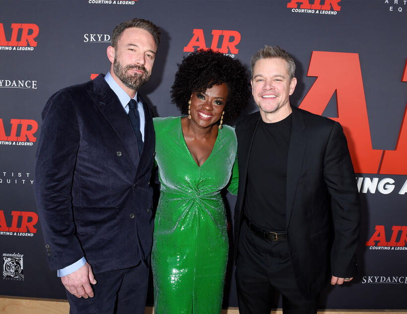 
	Ben Affleck,Viola Davis and Matt Damon
