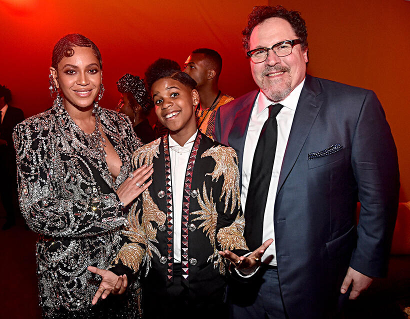 
	Beyonce Knowles-Carter, JD McCrary and Jon Favreau
