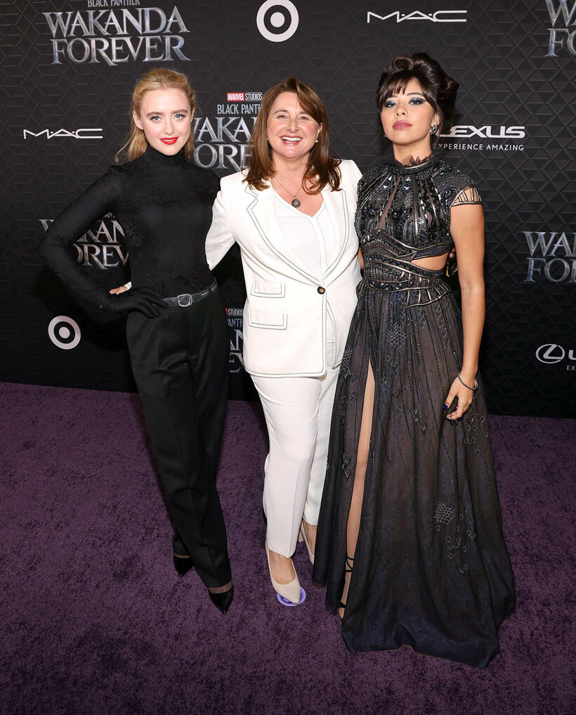 
	Kathryn Newton, Victoria Alonso and Xochitl Gomez
