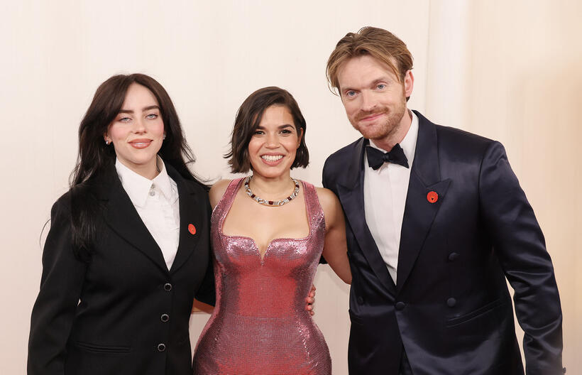 
	Billie Eilish, America Ferrera and Finneas O'Connell
