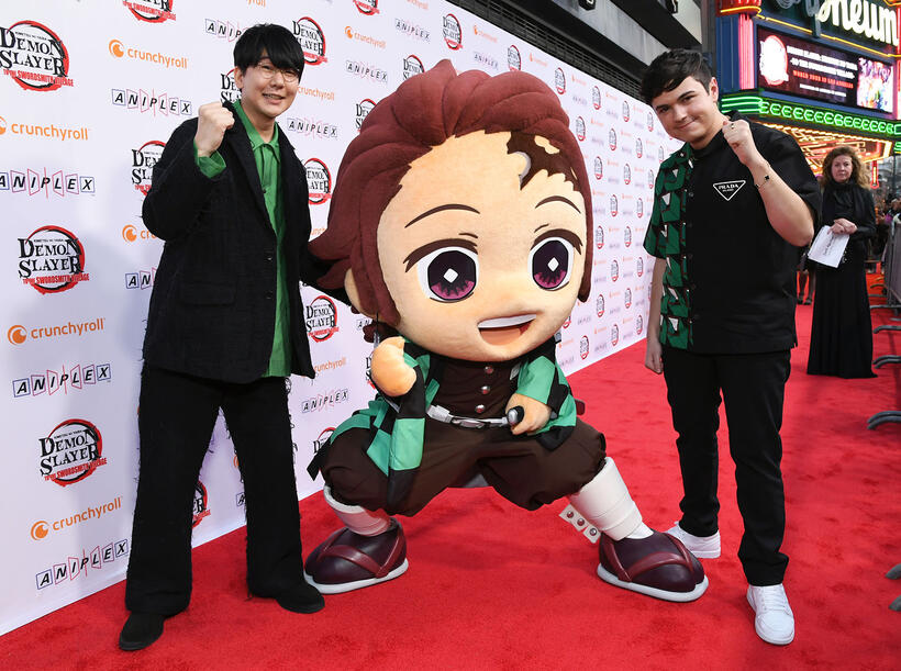 
	Natsuki Hanae, Tanjiro and Zach Aguilar
