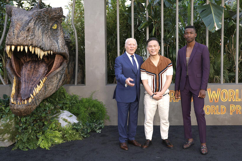 
	Frank Marshall, BD Wong and Mamoudou Athie
