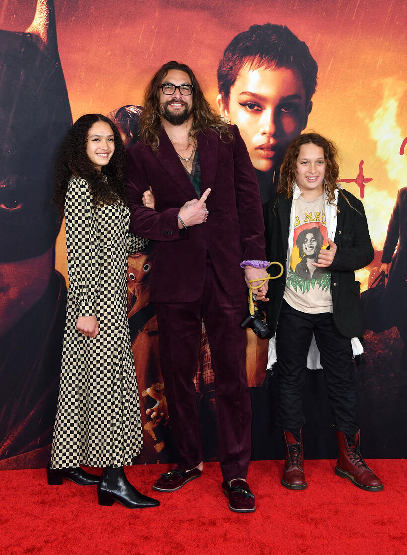 
	Jason Momoa, Lola Momoa and Nakoa-Wolf Momoa
