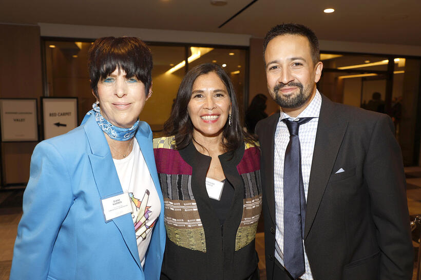 
	Diane Warren, Germaine Franco and Lin-Manuel Miranda
