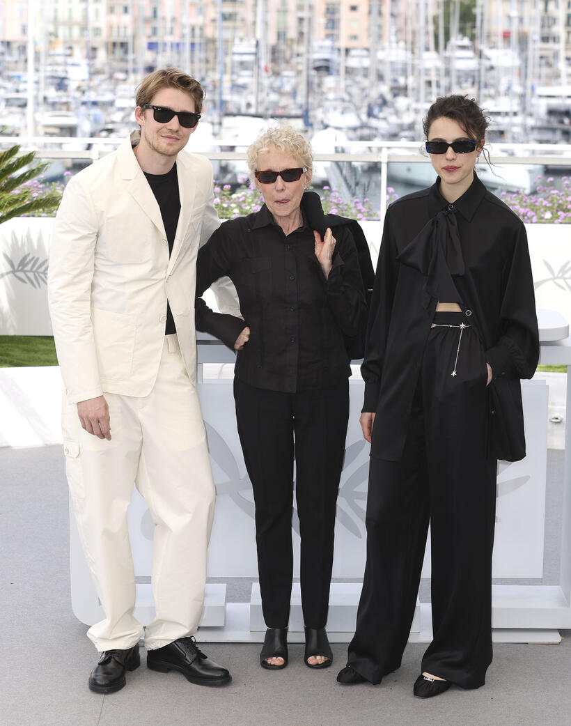 
	Joe Alwyn, Claire Denis and Margaret Qualley
