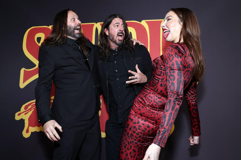 
	BJ McDonnell, Dave Grohl and Whitney Cummings
