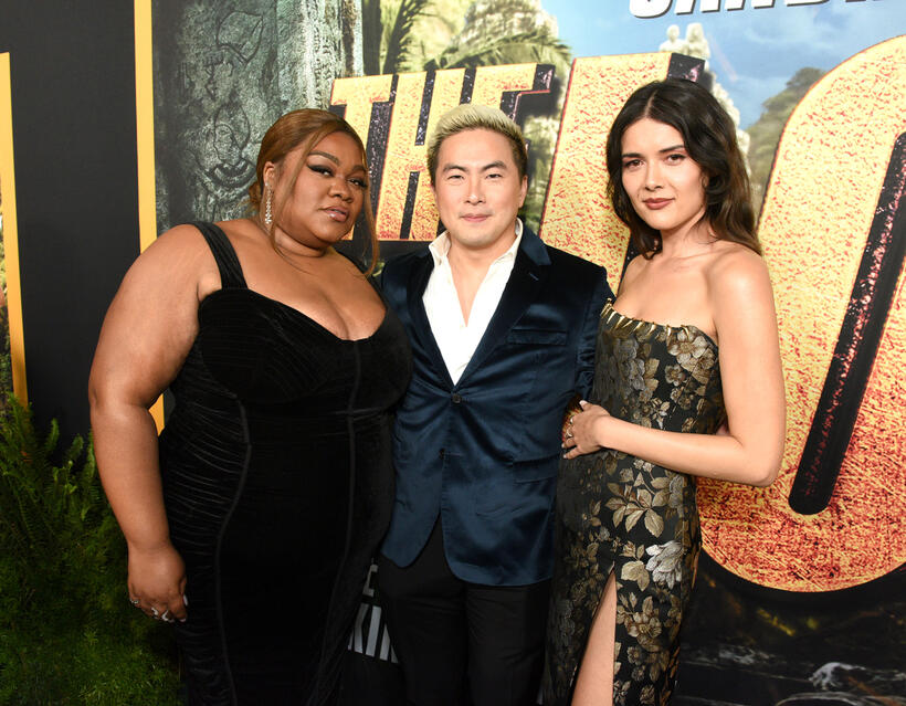 
	Da'Vine Joy Randolph, Bowen Yang and Patti Harrison
