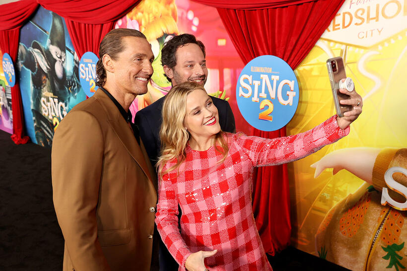 
	Matthew McConaughey, Nick Kroll and Reese Witherspoon&nbsp;
