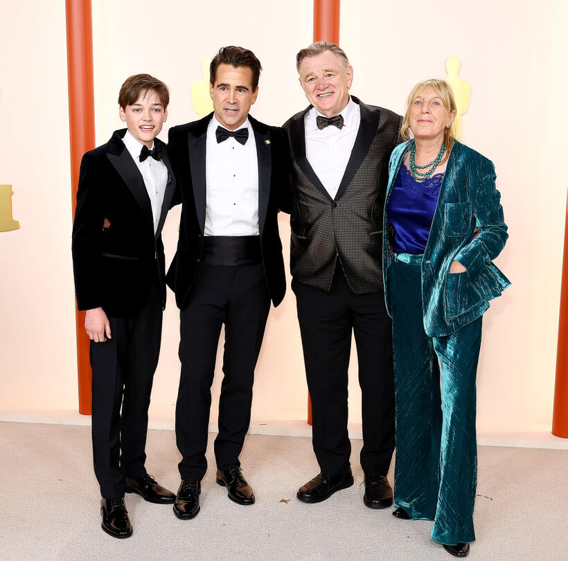 
	Henry Tadeusz Farrell, Colin Farrell, Brendan Gleeson and Mary Gleeson
