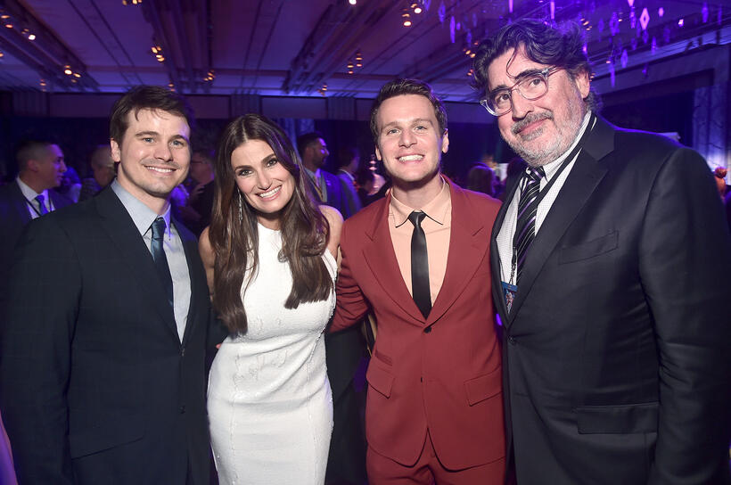 
	Jason Ritter, Idina Menzel, Jonathan Groff and Alfred Molina
