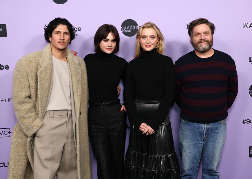 
	Danny Ramirez, Emilia Jones, Kathryn Newton and Zach Galifianakis
