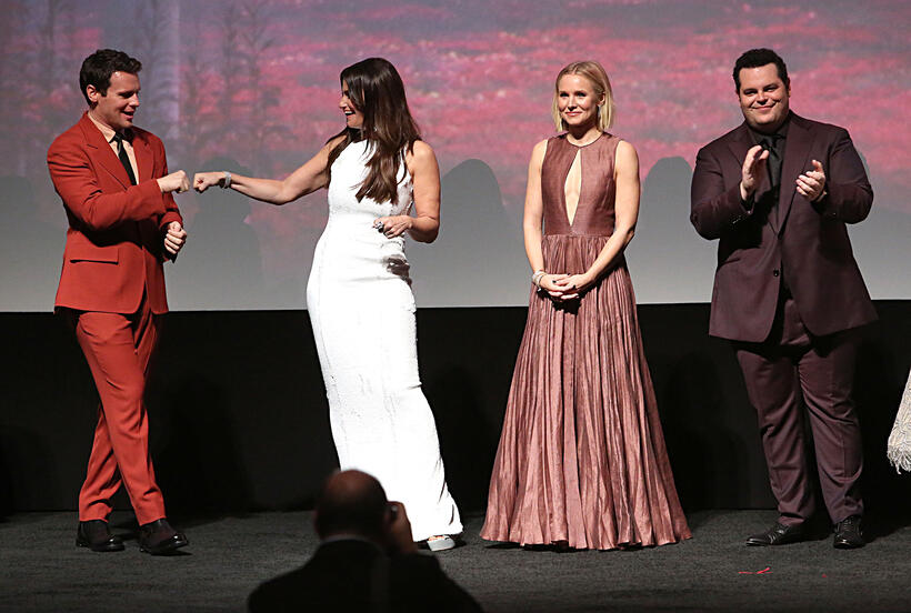 
	Jonathan Groff, Idina Menzel, Kristen Bell and Josh Gad
