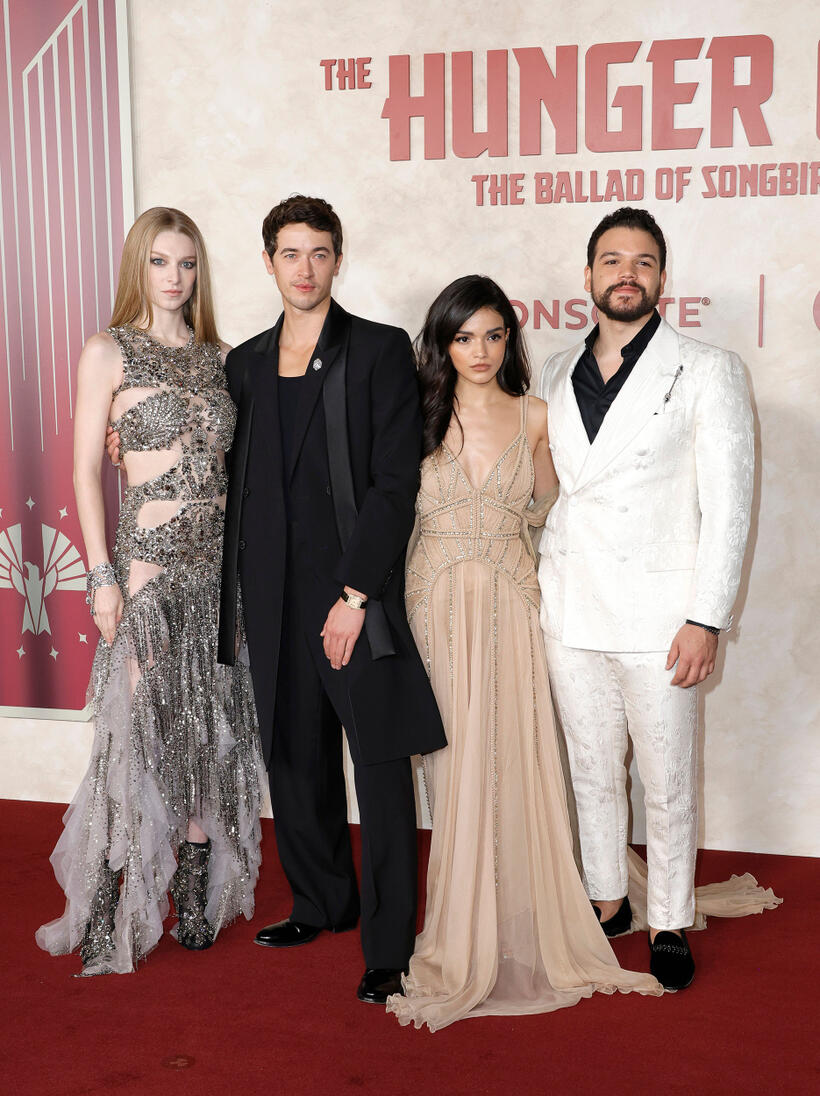
	Hunter Schafer, Tom Blyth, Rachel Zegler and&nbsp;Josh Andr&eacute;s Rivera
