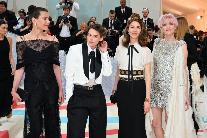 
	Charlotte Casiraghi, Kristen Stewart, Sofia Coppola and Marion Cotillard

