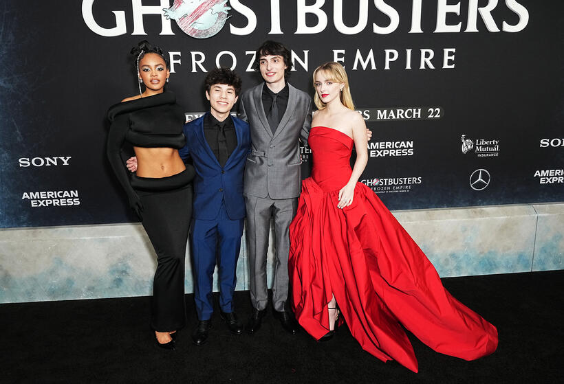 
	Celeste O'Connor, Logan Kim, Finn Wolfhard and Mckenna Grace
