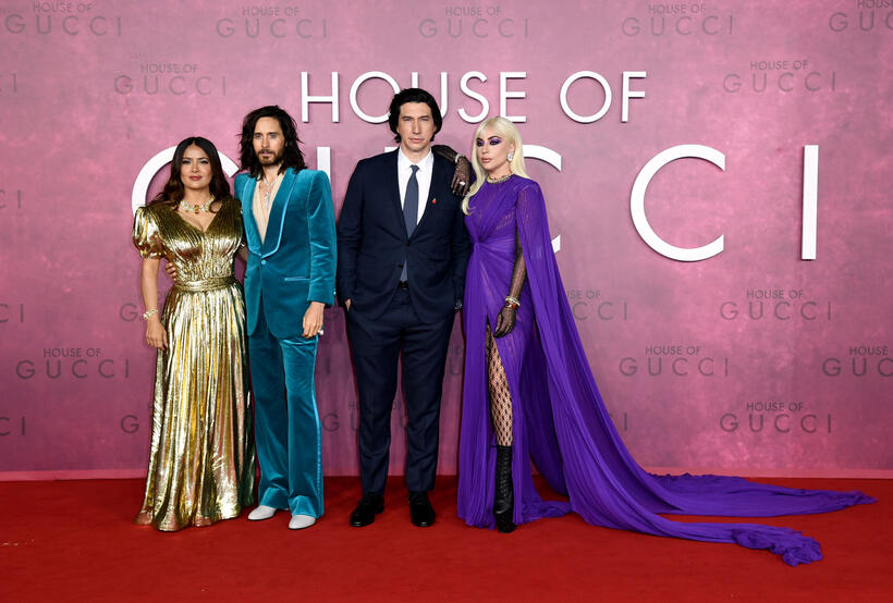 
	Salma Hayek, Jared Leto, Adam Driver and Lady Gaga
