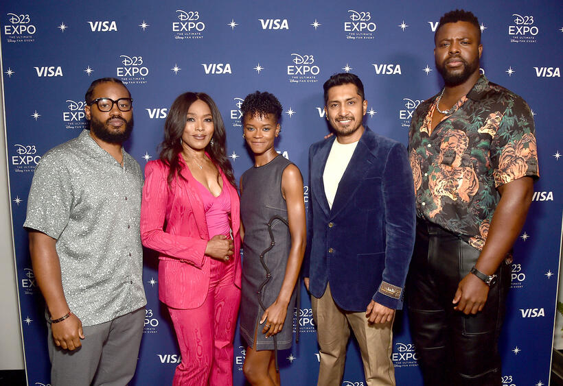 
	Ryan Coogler Angela Bassett, Letitia Wright, Tenoch Huerta and Winston Duke
