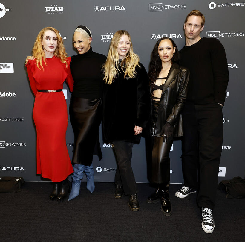 
	Caroline Boulton, Amanda Brugel, Mia Goth, Cleopatra Coleman and Alexander Skarsg&aring;rd&nbsp;
