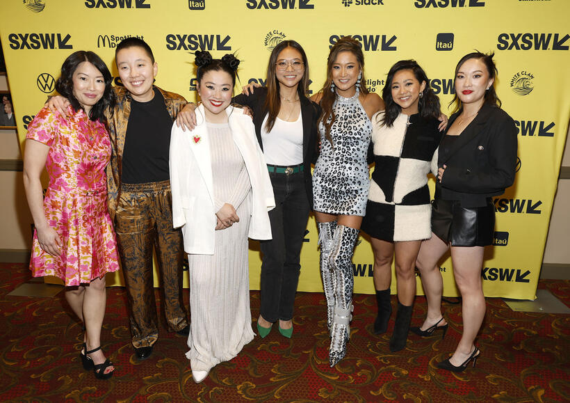 
	Cherry Chevapravatdumrong, Sabrina Wu, Sherry Cola, Adele Lim, Ashley Park, Stephanie Hsu and Teresa Hsiao
