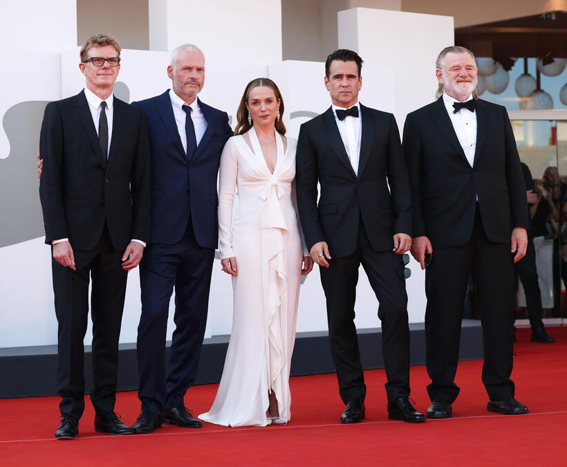 
	Graham Broadbent, Martin McDonagh, Kerry Condon, Colin Farrell and Brendan Gleeson&nbsp;
