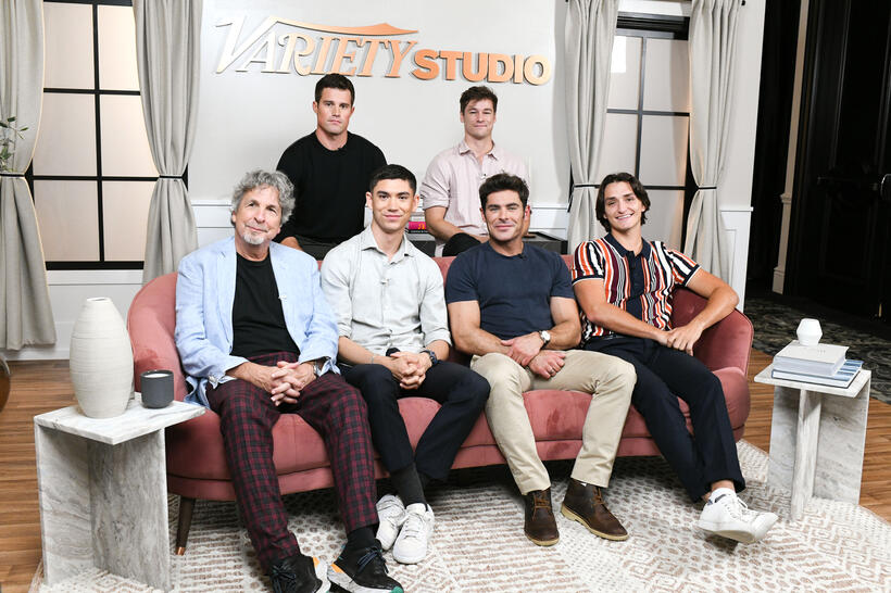
	Peter Farrelly, Jake Picking, Archie Renaux, Kyle Allen, Zac Efron and Will Ropp

