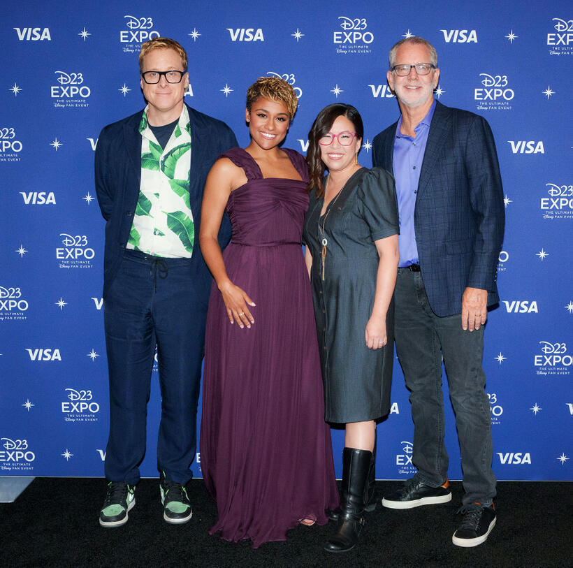 
	Alan Tudyk, Ariana DeBose, Fawn Veerasunthorn and Chris Buck
