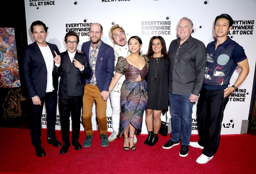 
	Jonathan Wang, Ke Huy Quan, Daniel Scheinert, Dan Kwan, Stephanie Hsu, Theresa Steele Page, Timothy Headington and Harry Shum Jr.&nbsp;
