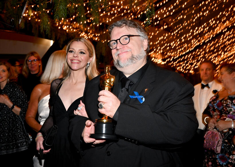 
	Kim Morgan and Guillermo del Toro
