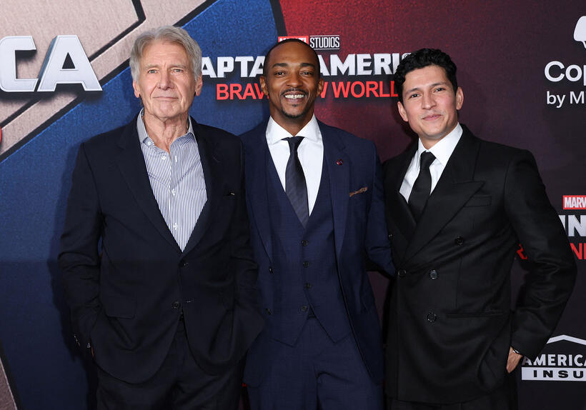 
	Harrison Ford, Anthony Mackie and Danny Ramirez
