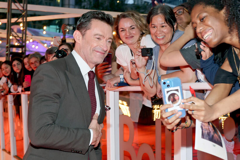 
	Hugh Jackman and fans
