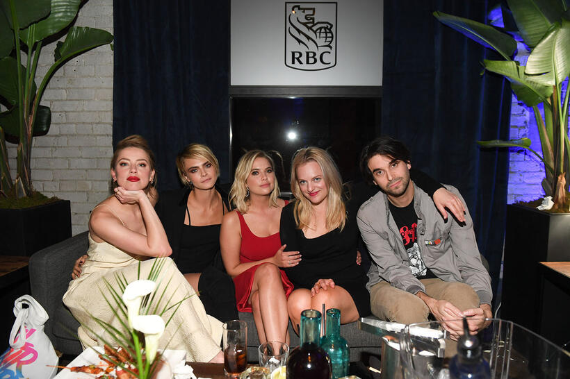 
	Amber Heard, Cara Delevingne, Ashley Benson, Elisabeth Moss and Alex Ross Perry
