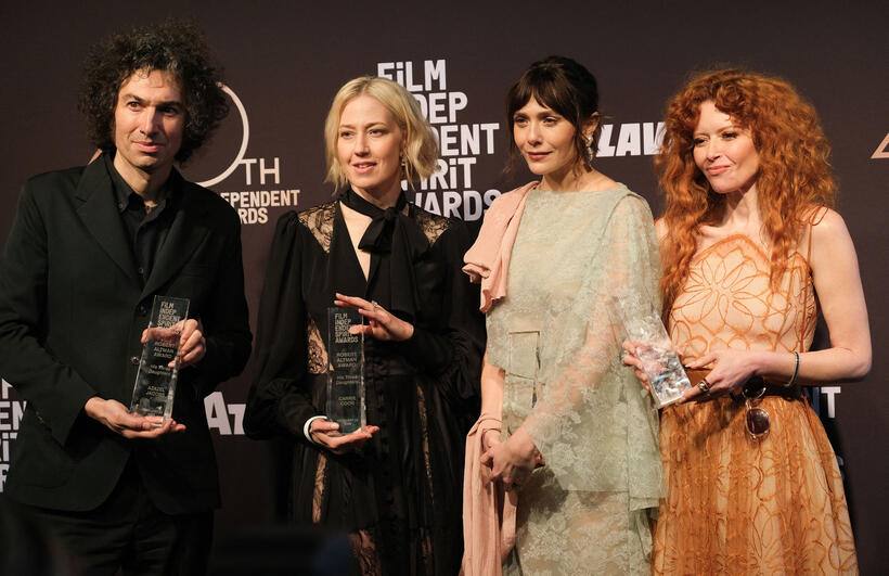 
	Azazel Jacobs, Carrie Coon, Elizabeth Olsen and Natasha Lyonne
