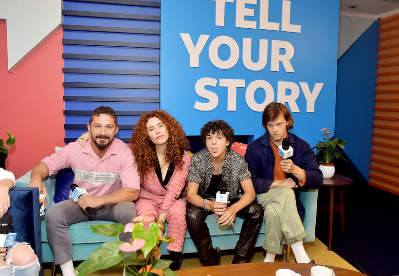 
	Shia LaBeouf, Alma Har'el, Noah Lupe and Lucas Hedges
