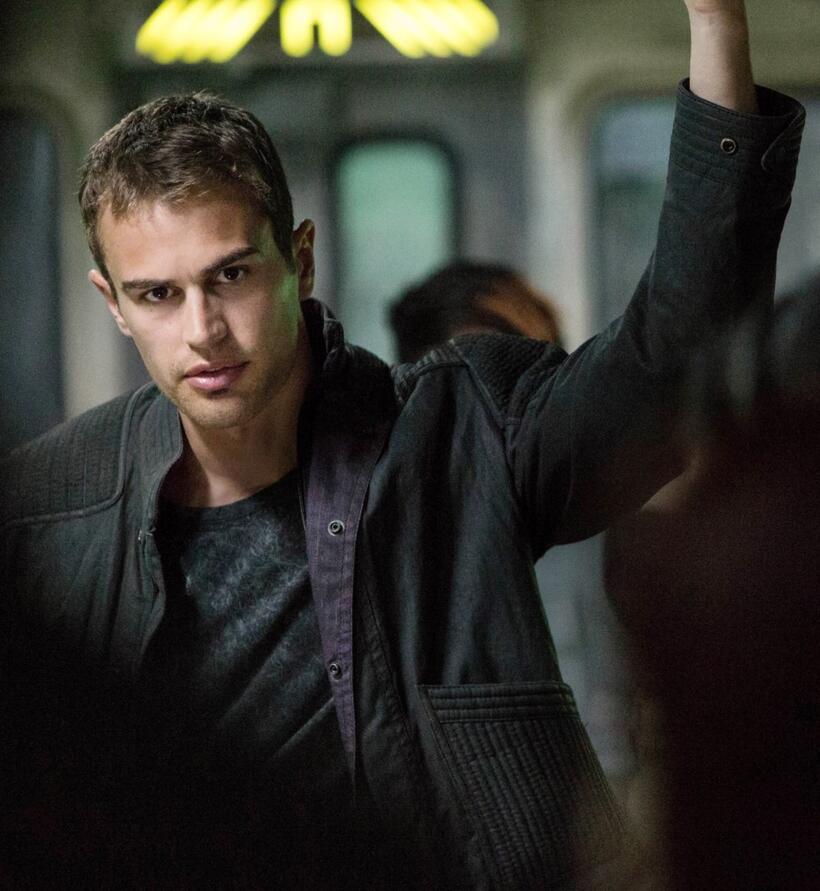 
	Theo James as Four in Divergent
