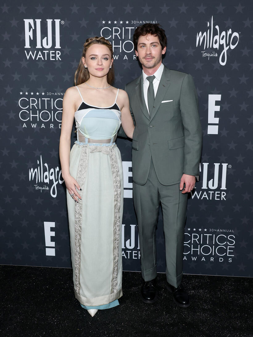 
	Joey King and Logan Lerman
