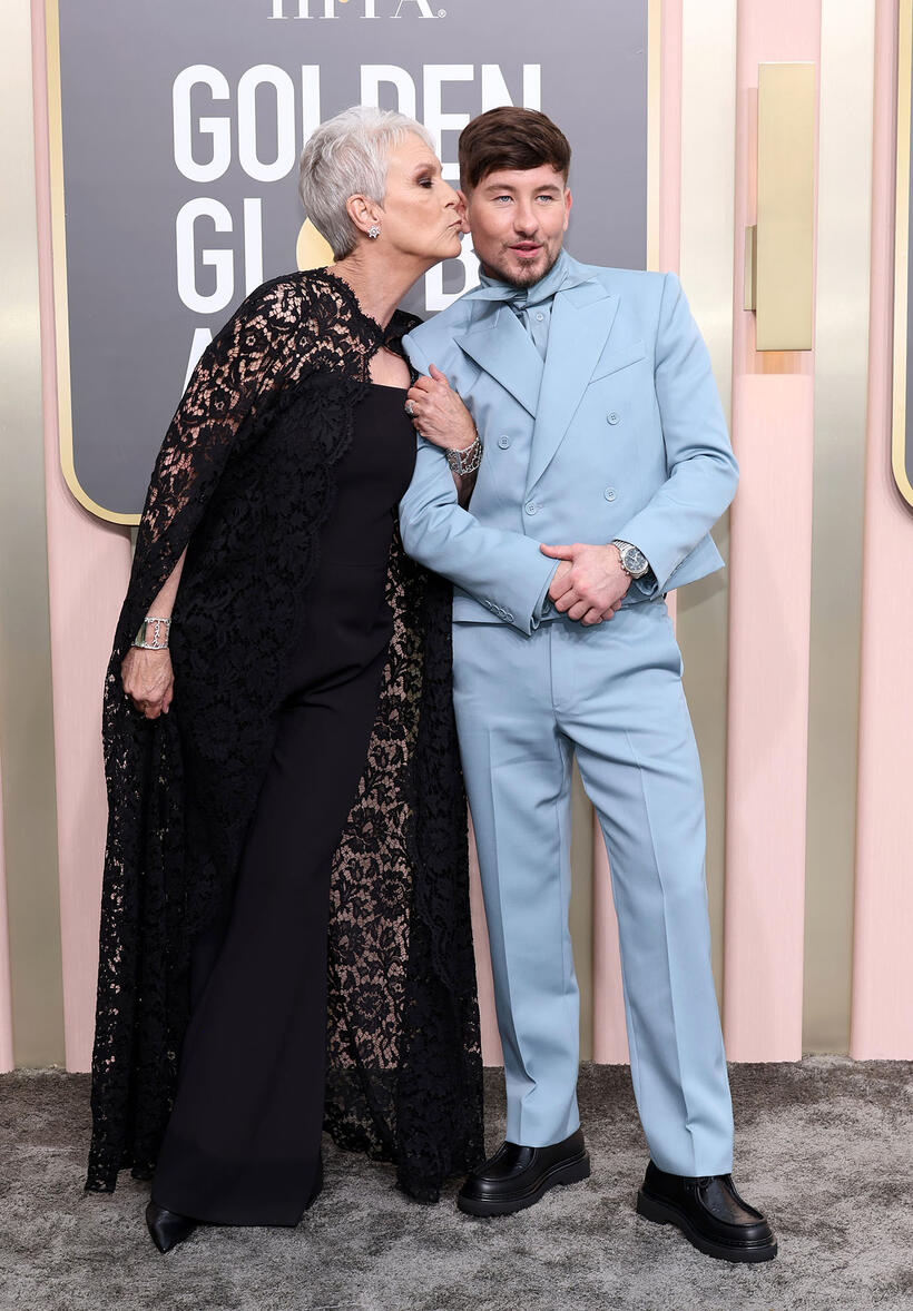 
	Jamie Lee Curtis and Barry Keoghan

