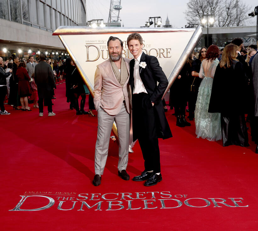 
	Jude Law and Eddie Redmayne
