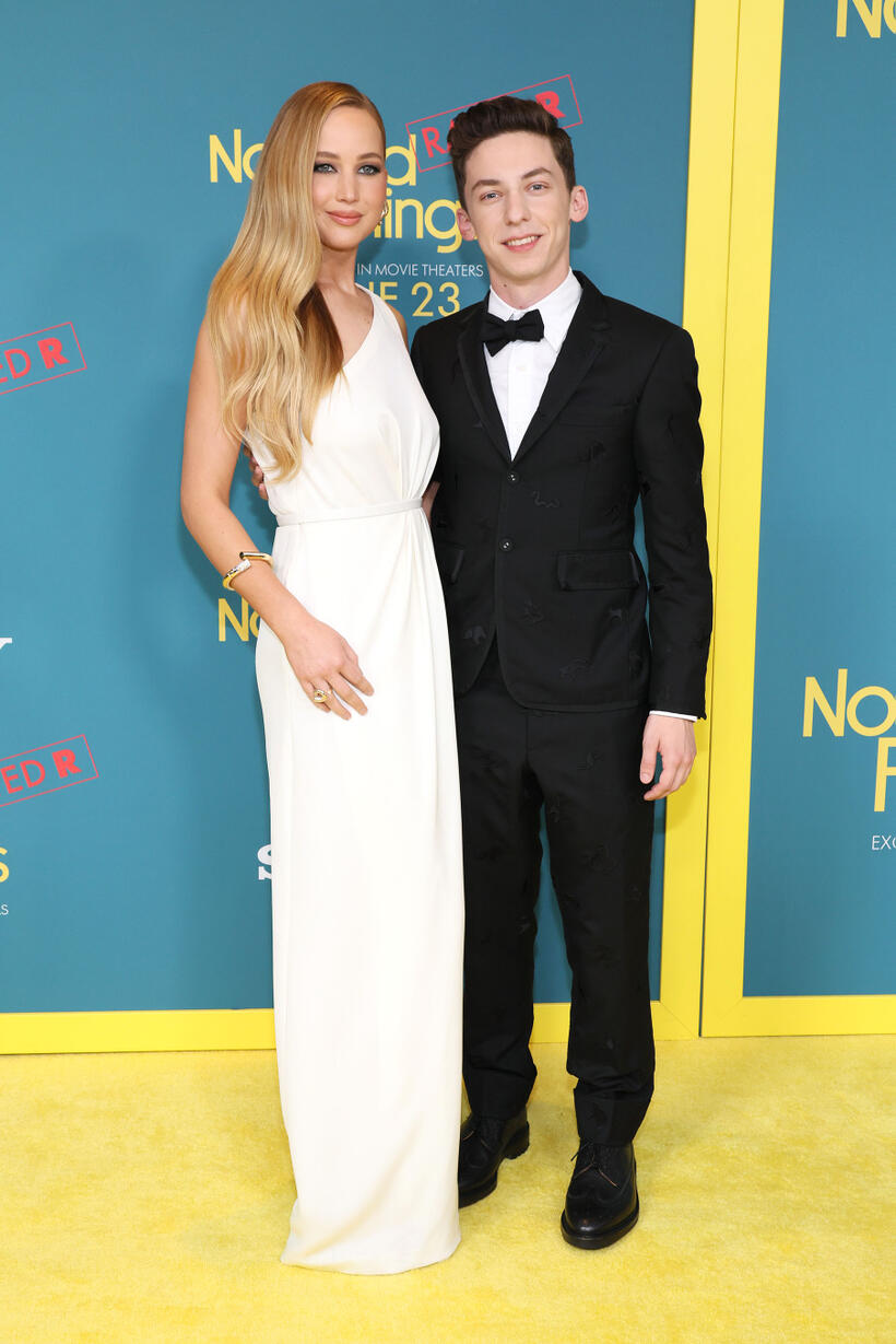 
	Jennifer Lawrence and Andrew Barth Feldman
