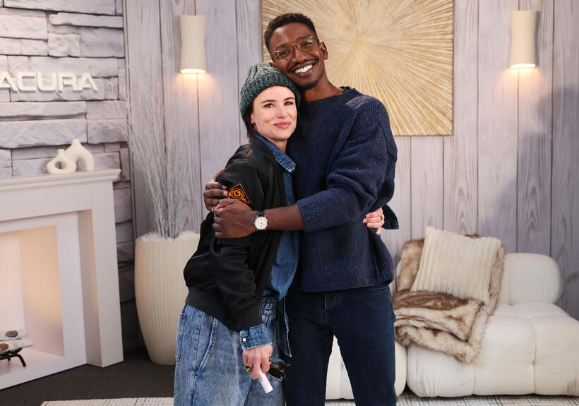 
	Juliette Lewis and&nbsp;Mamoudou Athie
