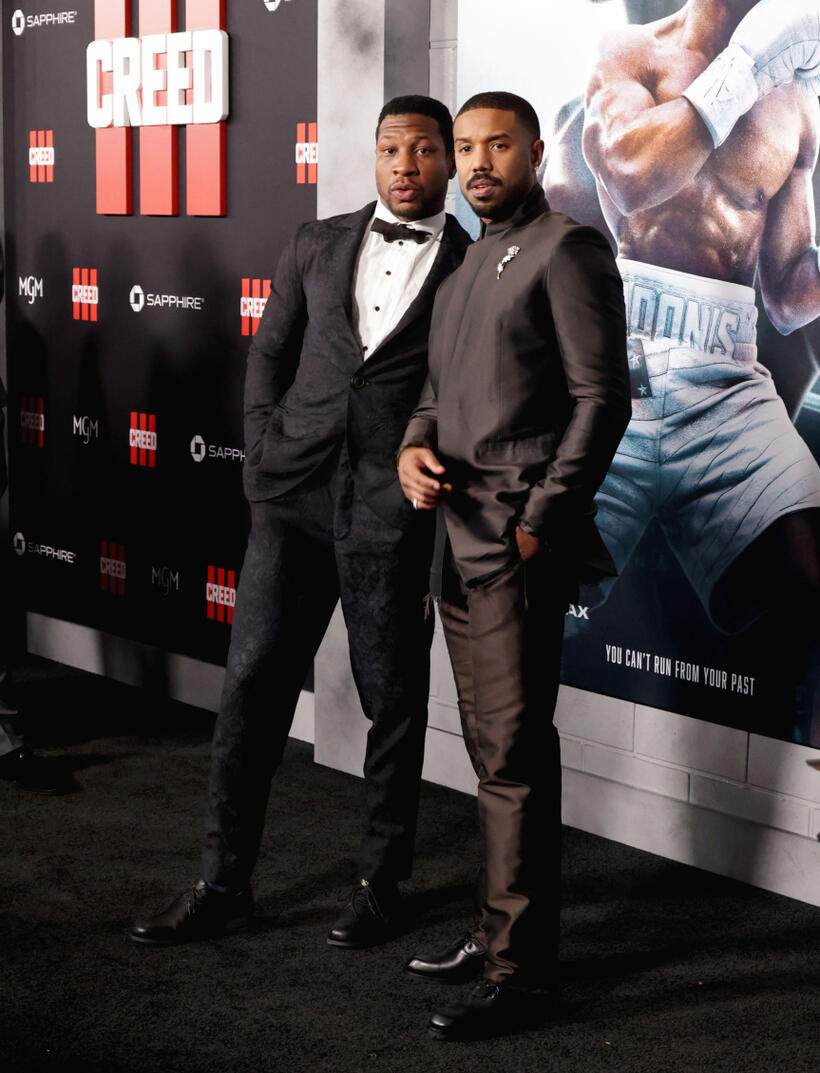 
	Jonathan Majors and Michael B. Jordan
