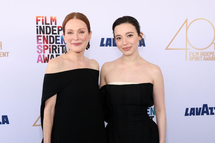 
	Julianne Moore and MIkey Madison
