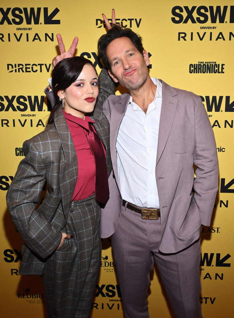 
	Jenna Ortega and Paul Rudd
