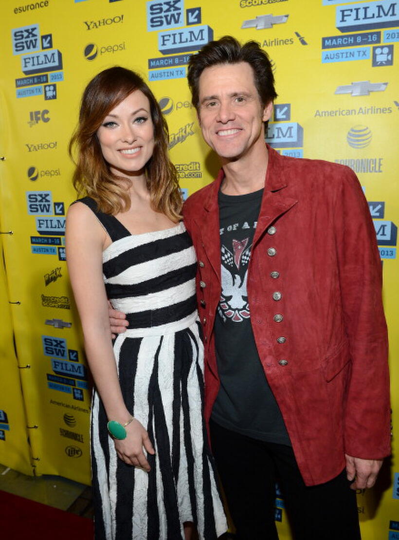 Olivia Wilde and  Jim Carrey