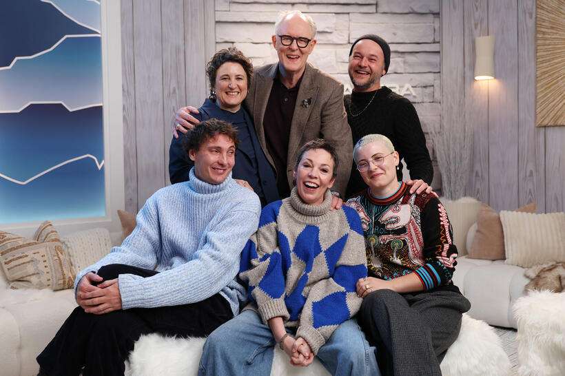 
	Eamon Farren, Sophie Hyde, John Lithgow, Olivia Colman, Daniel Henshall and Aud Mason-Hyde
